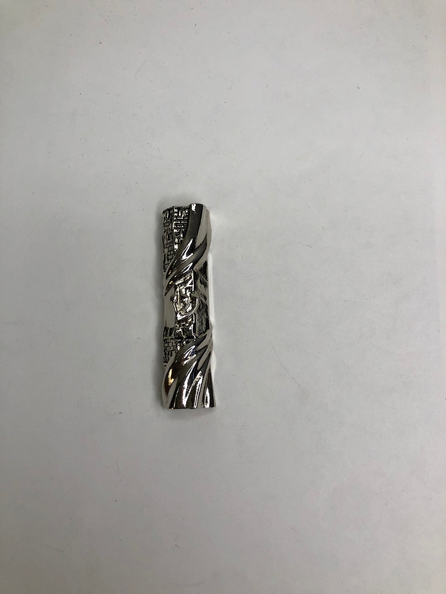 Car Mezuzah nickel "Shin"