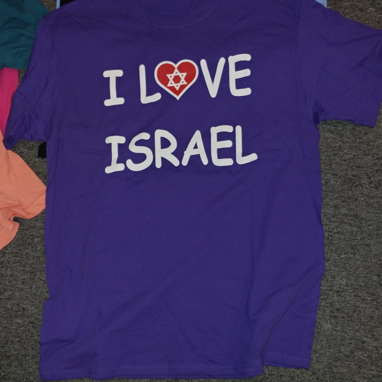 T-Shirt - says: I Love Israel