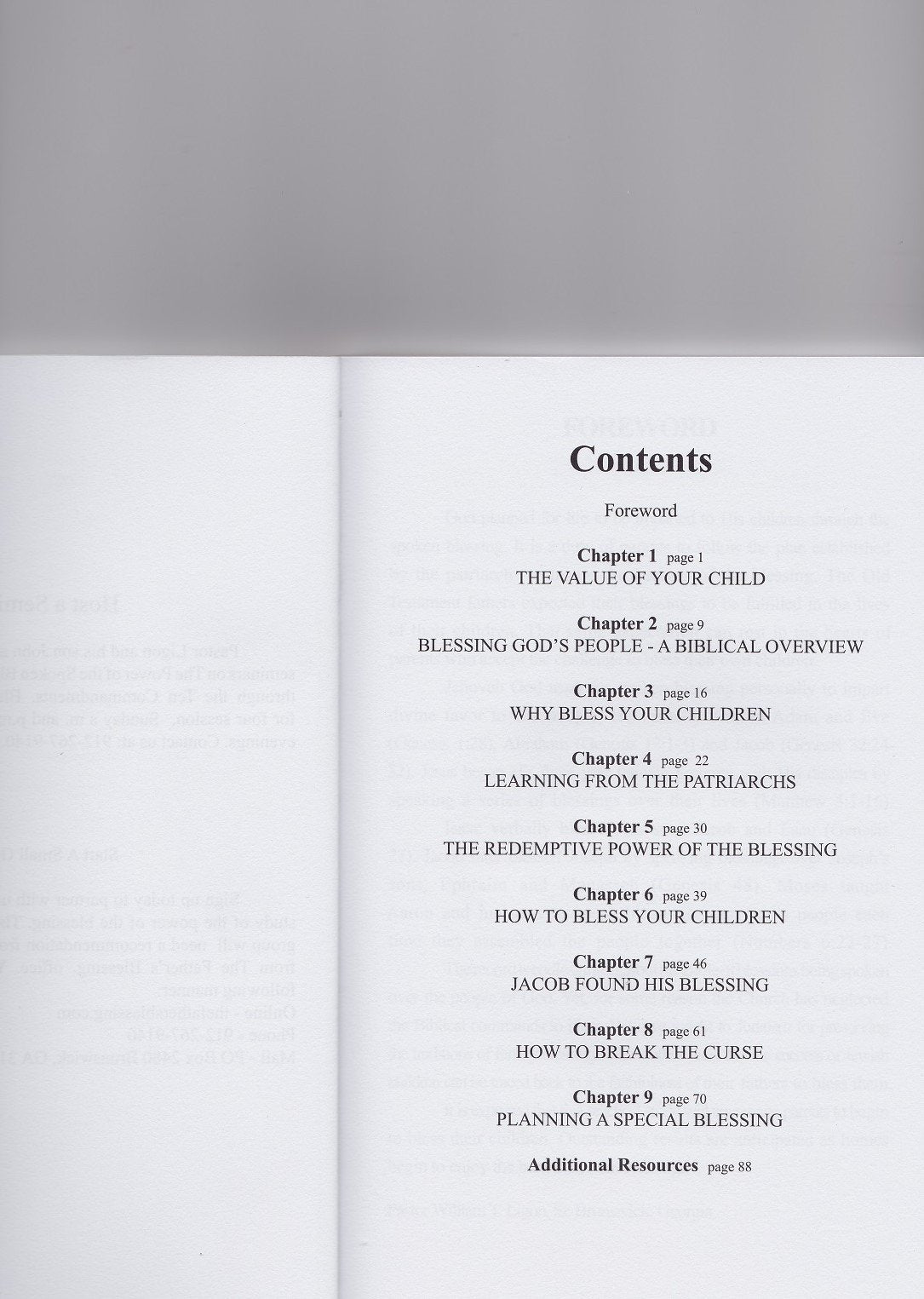 Impart the Blessing By Bill Ligon - Rock of Israel