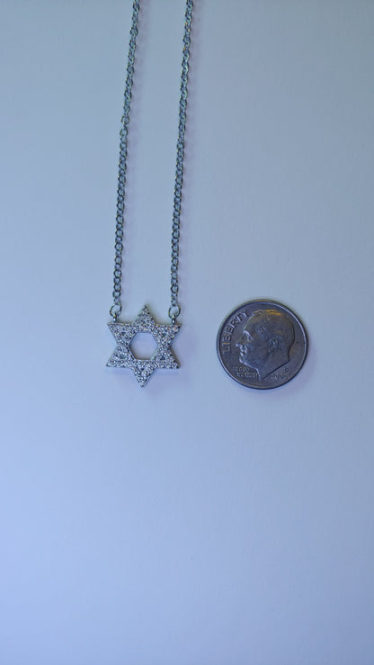 Star of David Necklace - Dainty