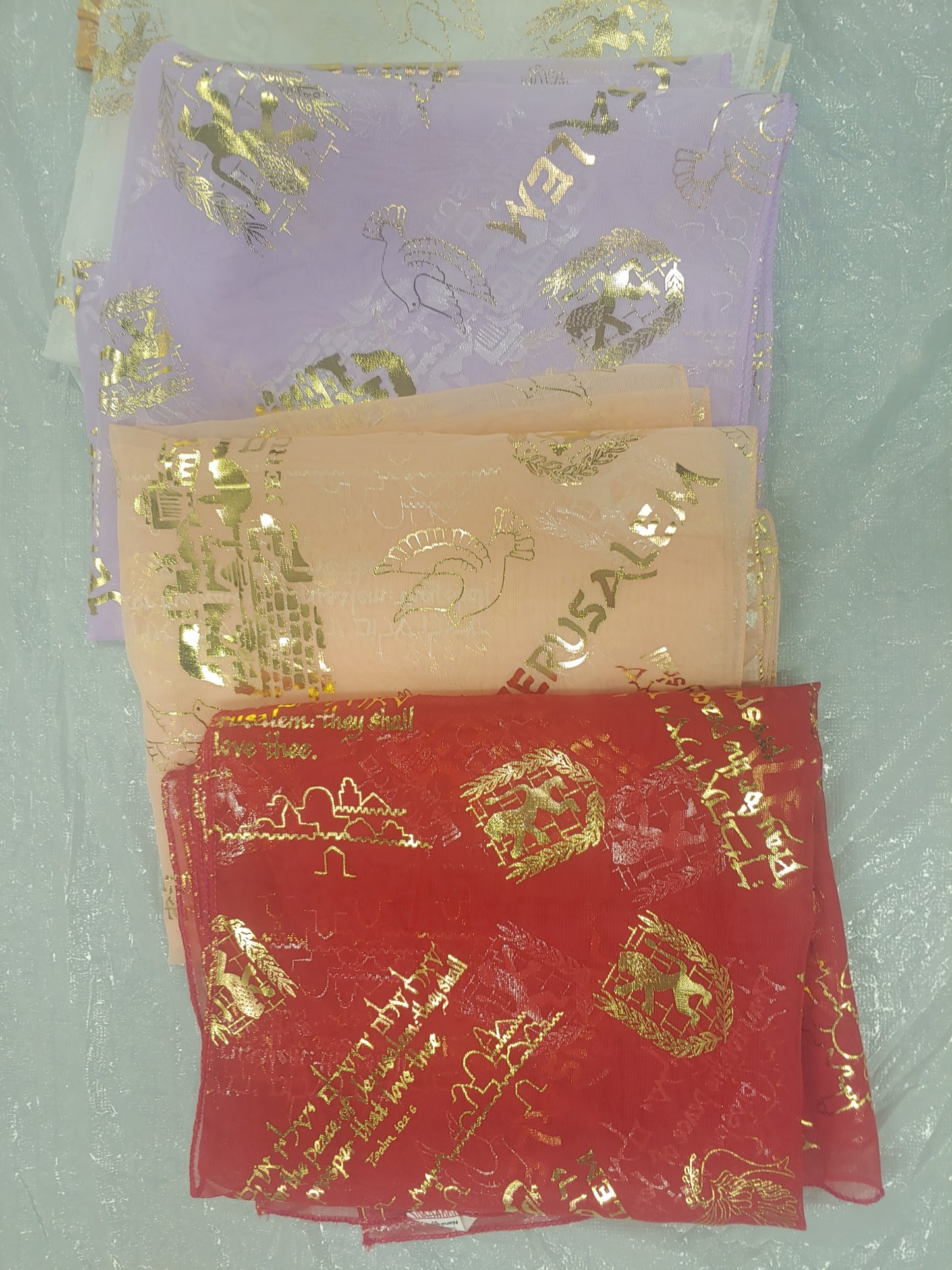 Scripture scarf - Jerusalem Psalm 122:6  Various colors