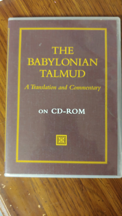 The Babylonian Talmud: A Translation and Commentary on CD-ROM