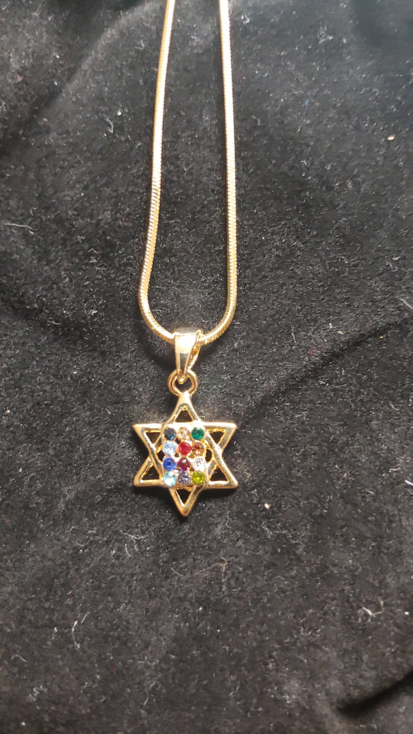 Star of David Necklace with High Priest Breastplate