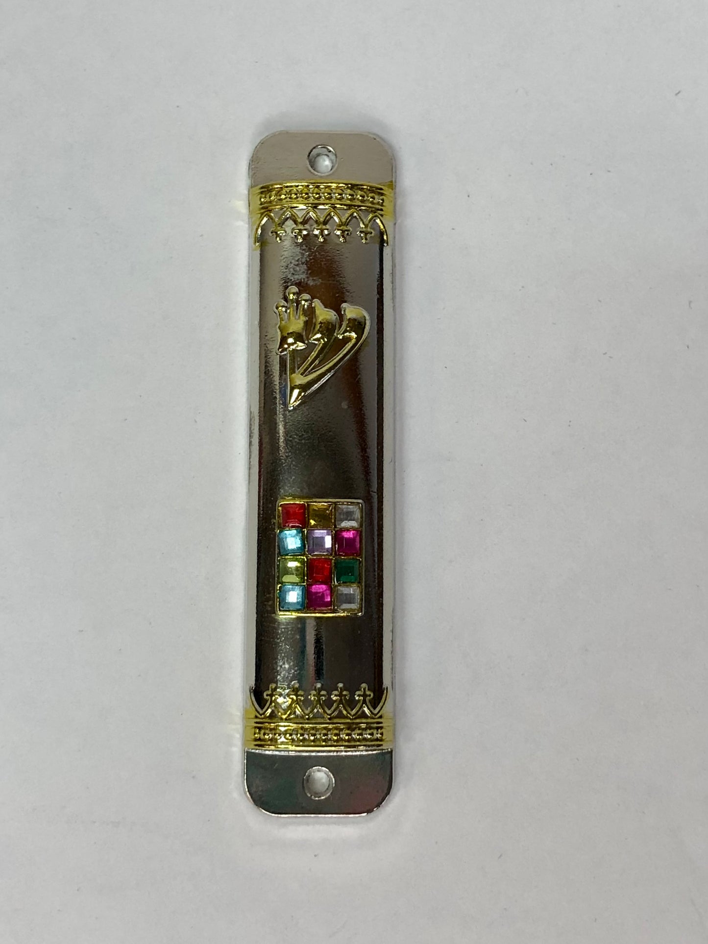 Mezuzah- 2 toned Aaronic breastplate