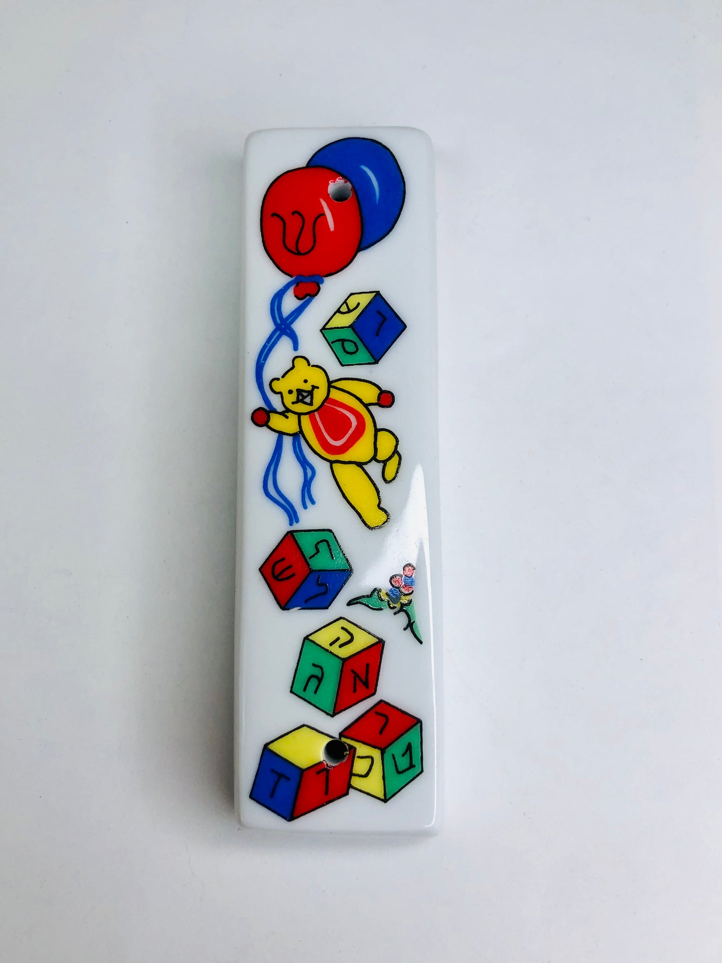 Mezuzah-  Child's ceramic