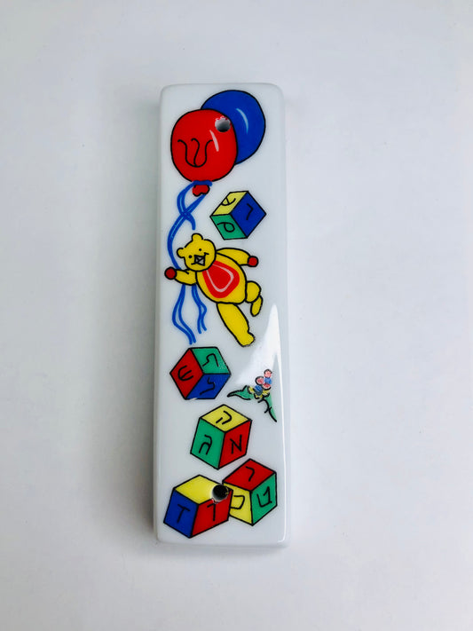 Mezuzah-  Child's ceramic