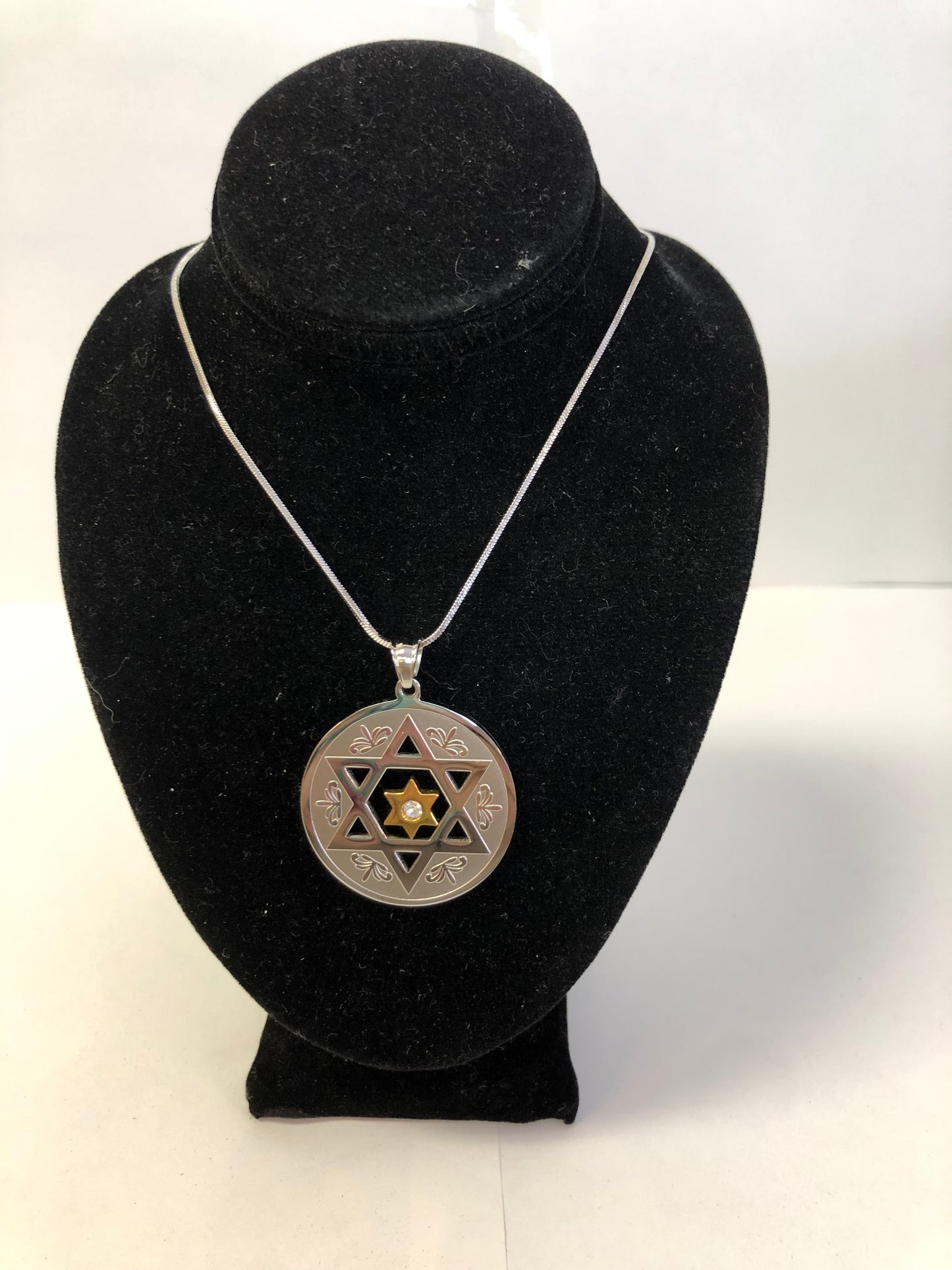 Round Filigree Star of David