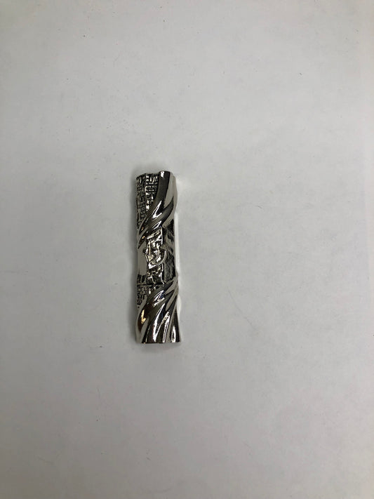 Car Mezuzah nickel "Shin"