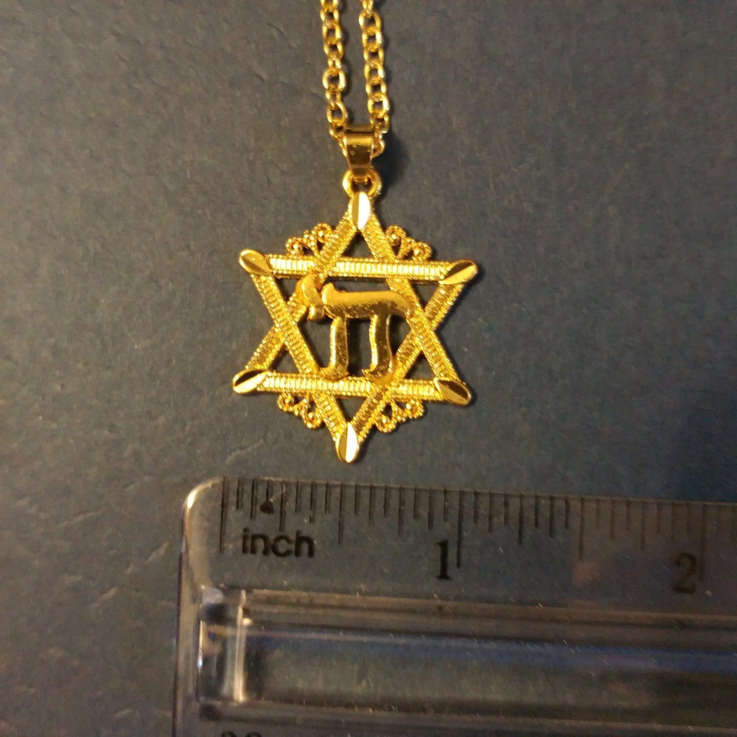 Jewish Star with Chai (life) - Rock of Israel Store