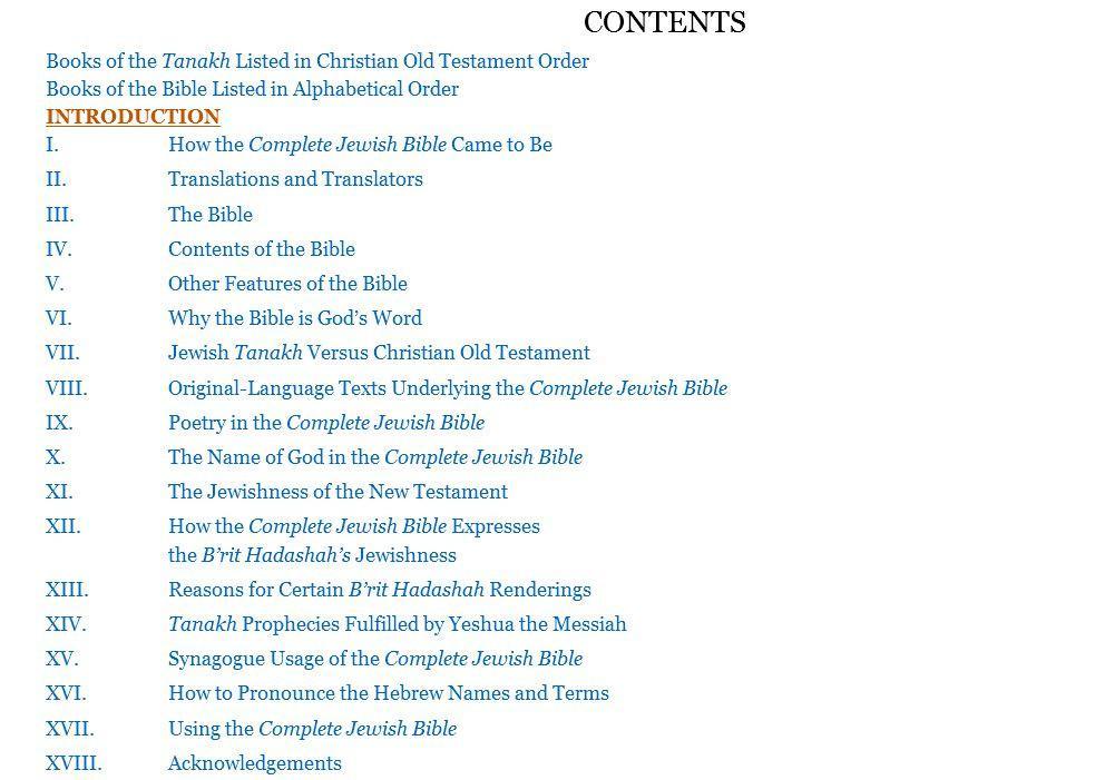 Complete Jewish Bible - Rock of Israel 