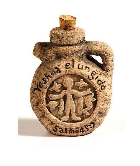 Spanish - Anointing Oil Ancient Replica Flask - Rock of Israel Store