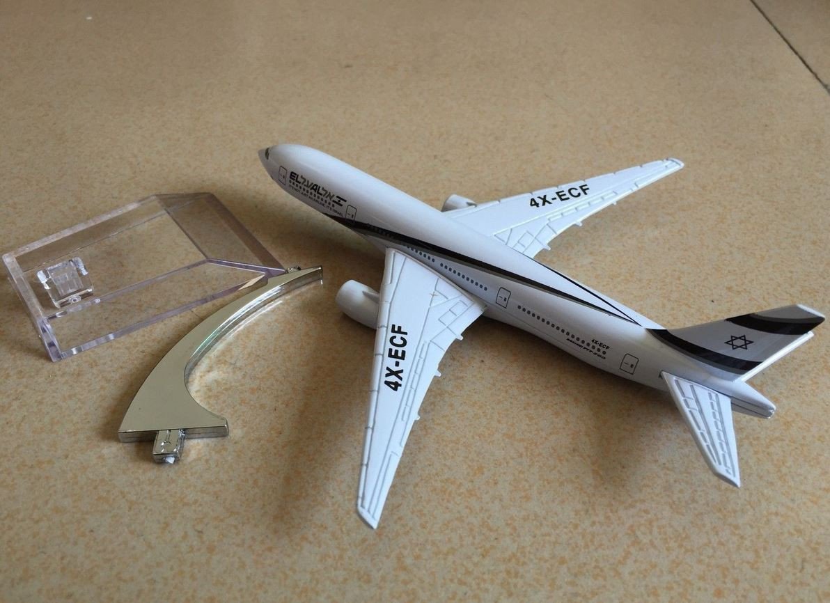 Israel Boeing 777 EL-AL Airlines Metal Diecast Model - Rock of Israel 