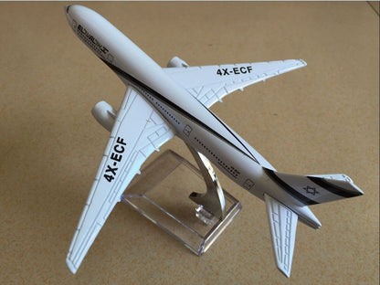 Israel Boeing 777 EL-AL Airlines Metal Diecast Model - Rock of Israel 