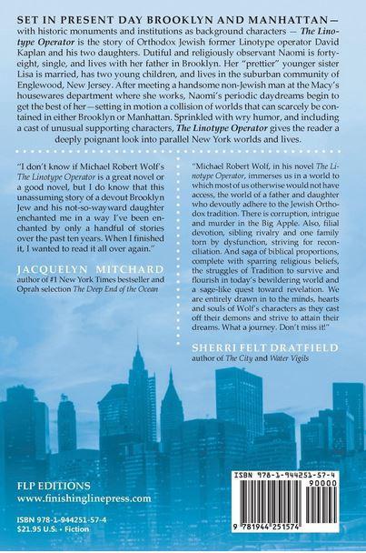 The Linotype Operator - A Novel - Rock of Israel 