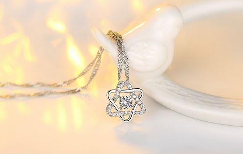 Star of David dainty Necklace - zircon - Rock of Israel Store