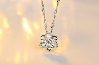 Star of David dainty Necklace - zircon - Rock of Israel Store