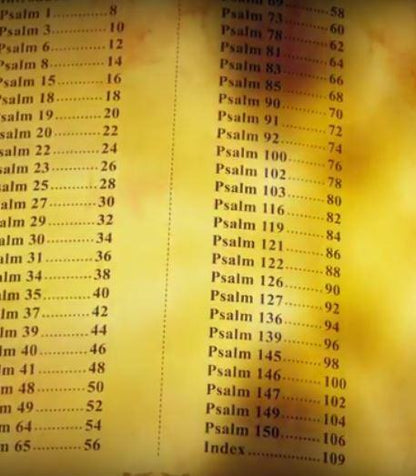 Tehiliim: THE PSALMS of King David. Coffee Table book. - Rock of Israel 