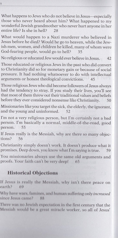 Answering Jewish Objections to Jesus - Volume 1 (General and Historical Objections) - Rock of Israel 