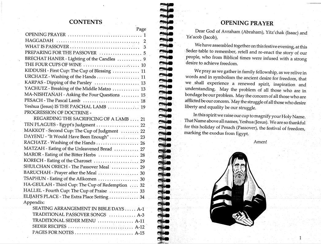 Messianic Passover Haggadah - Rock of Israel 