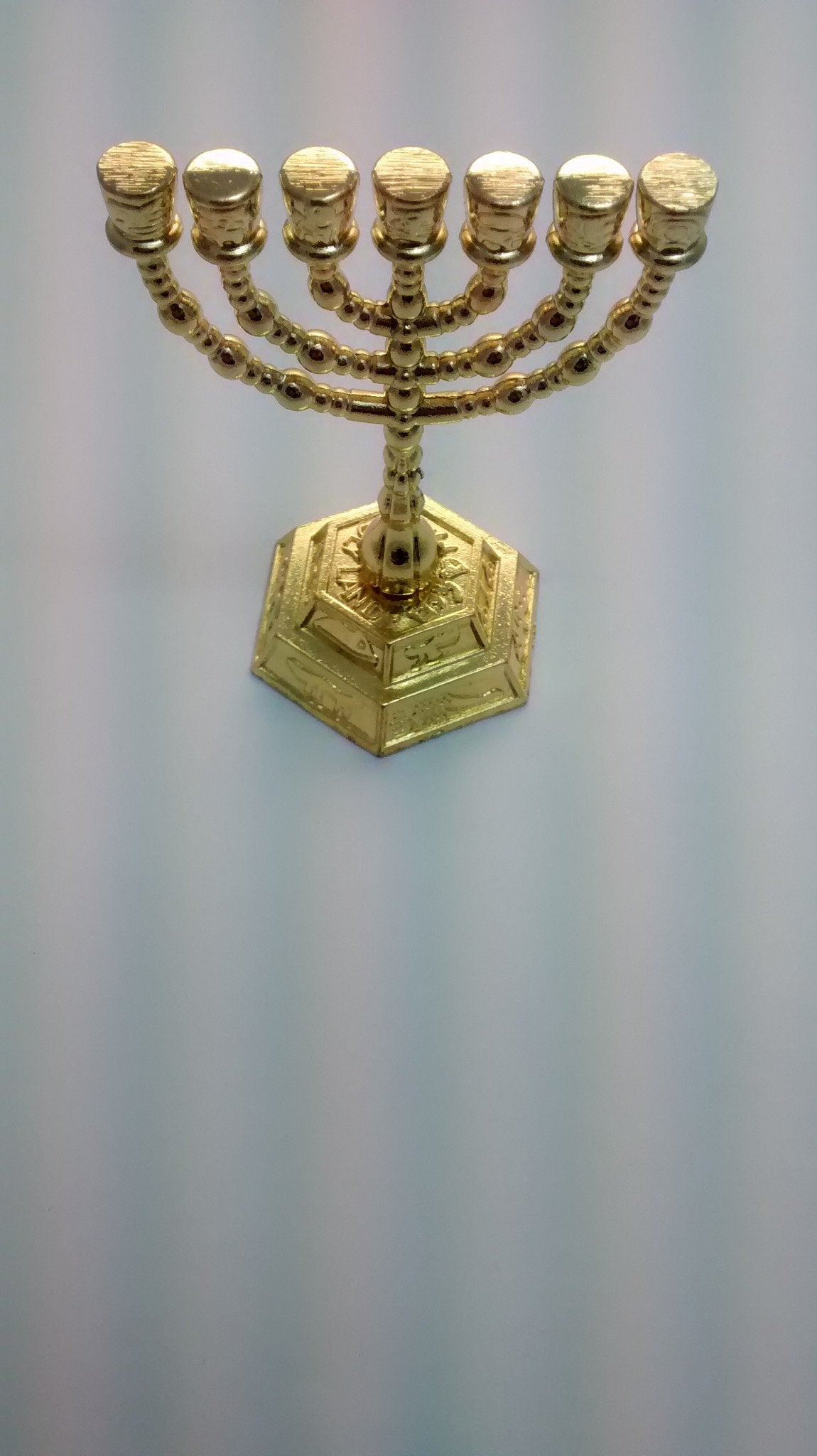 Small menorah - Rock of Israel 