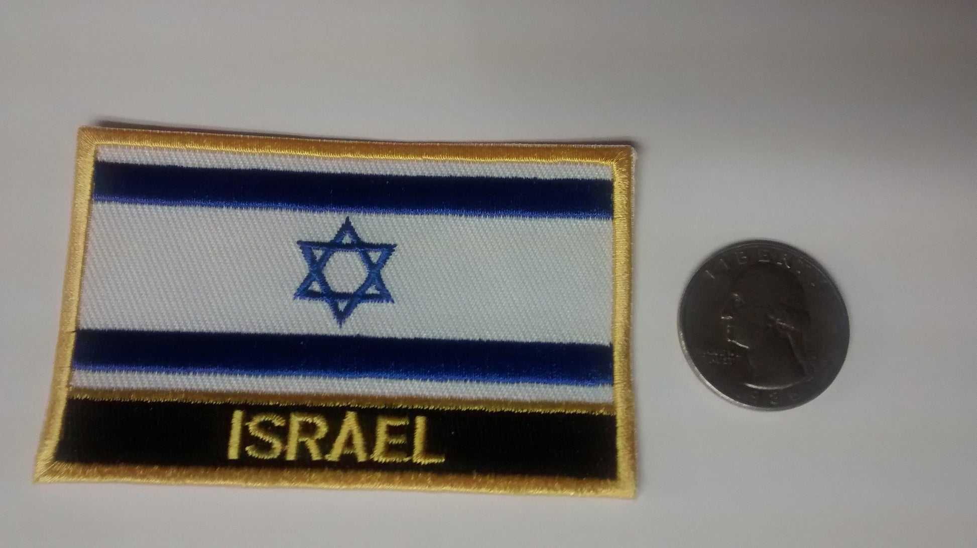 Israeli Flag Patch - Rock of Israel 