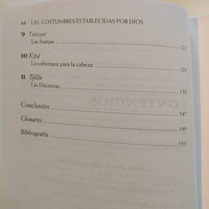 Las Costumbres Establecidas Por Dios:  (Spanish)