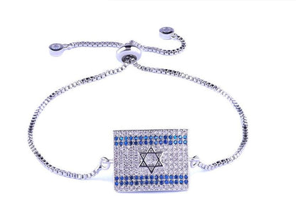 Israeli Flag Dainty Bracelet