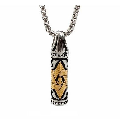 Mezuzah Style Necklace