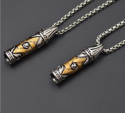 Mezuzah Style Necklace