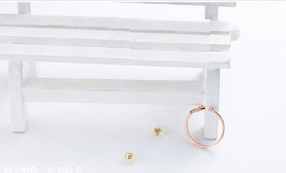 Star of David - Dainty Ring - ROSE or GOLD colored