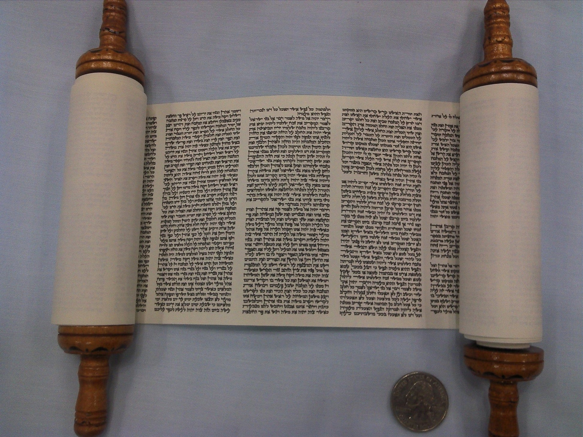 Mini Torah Scroll - Rock of Israel 