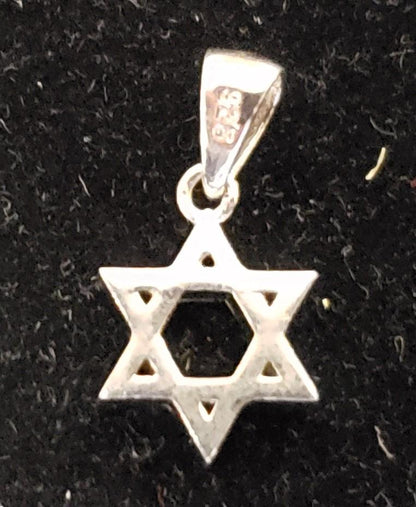 Jewish Star of David necklace. Silver 925 - Rock of Israel Store