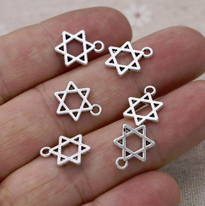 Small Jewish stars