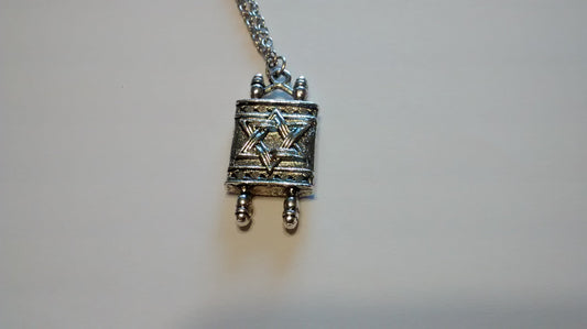 Torah Scroll Necklace - Rock of Israel 